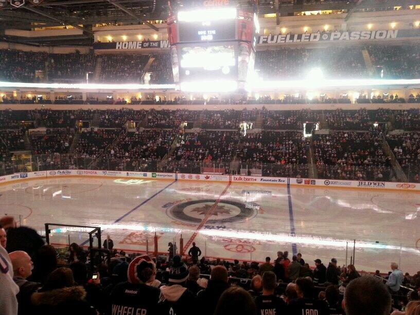 Seat view from section 218 at Bell MTS Place, home of the Winnipeg Jets